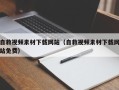 海东自救视频素材下载网站（自救视频素材下载网站免费）